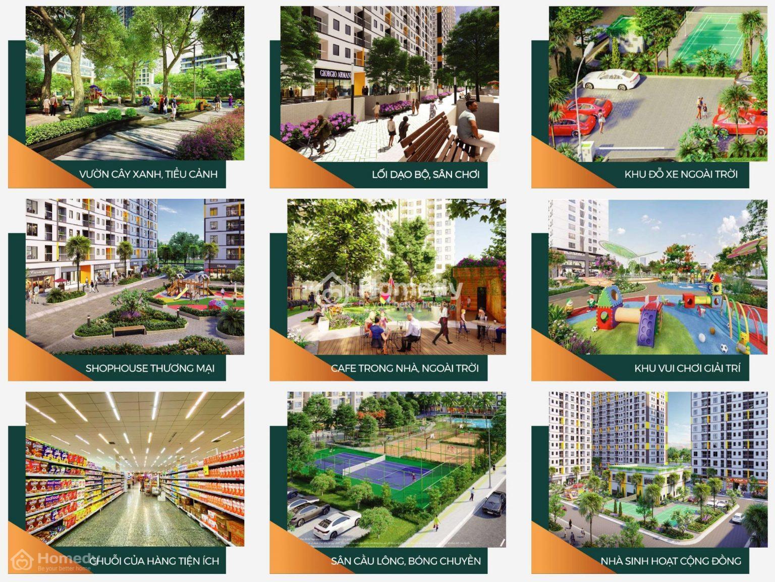 Tiện ích dự án Evergreen Bắc Giang