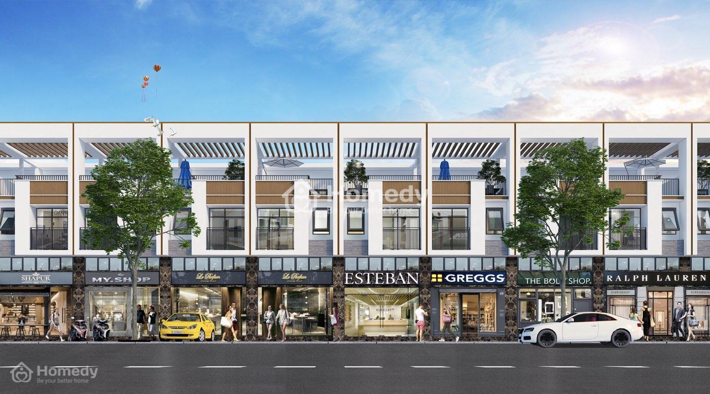 Phối cảnh liền kề - Dự án Bến Cát City Zone (Khu nhà ở Chánh Hưng)