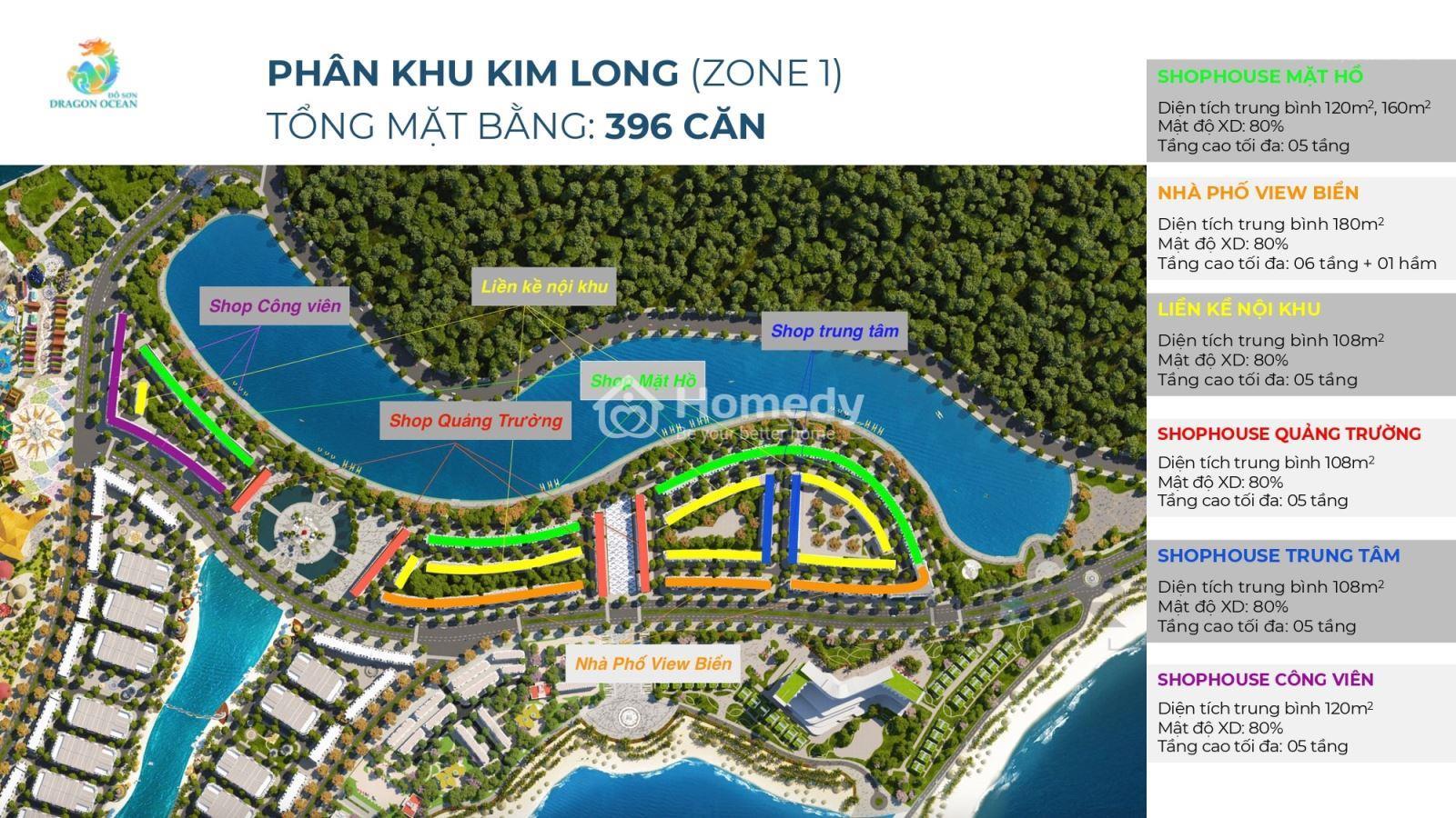 Mặt bằng dự án khu du lịch quốc tế Đồi Rồng Đồ Sơn Geleximco