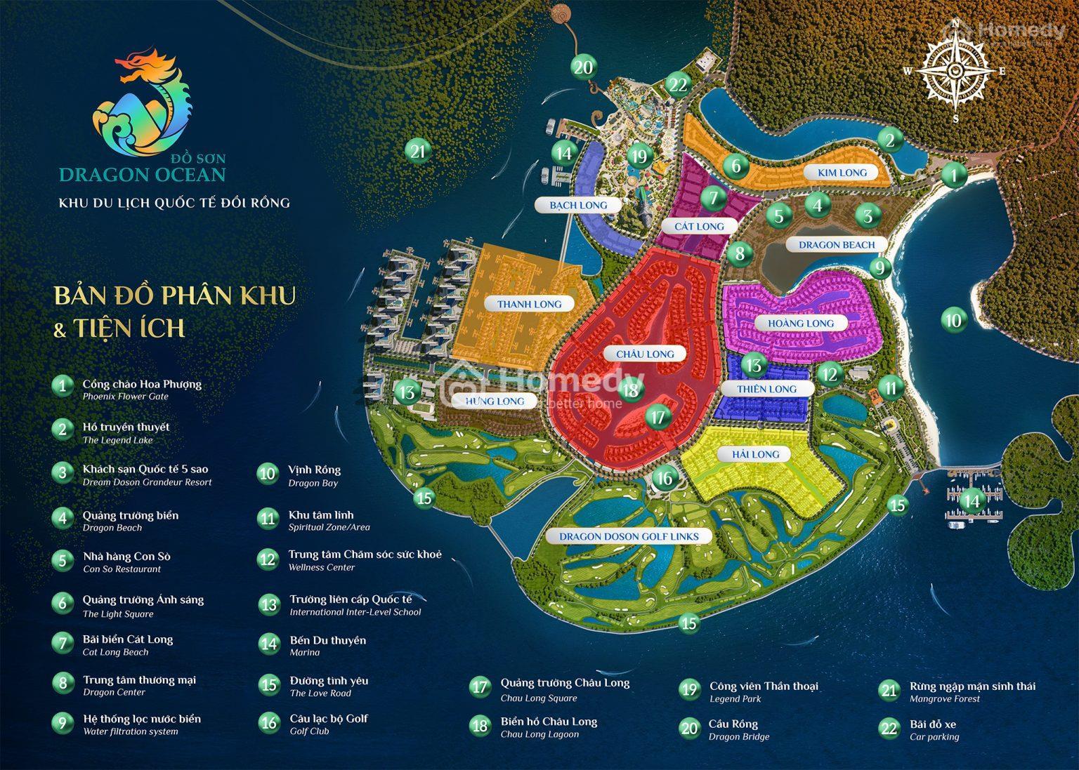 Dự án Khu du lịch Quốc tế Đồi Rồng - Dragon Ocean