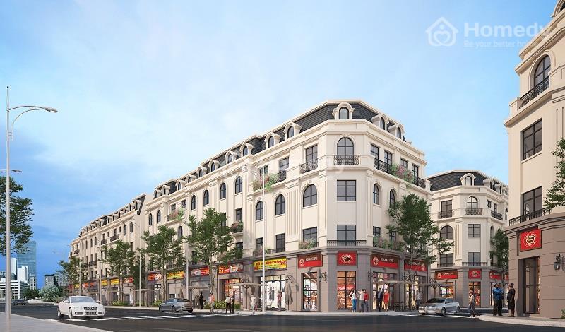Phối cảnh shophouse Sơn Đồng Center – Hoài Đức