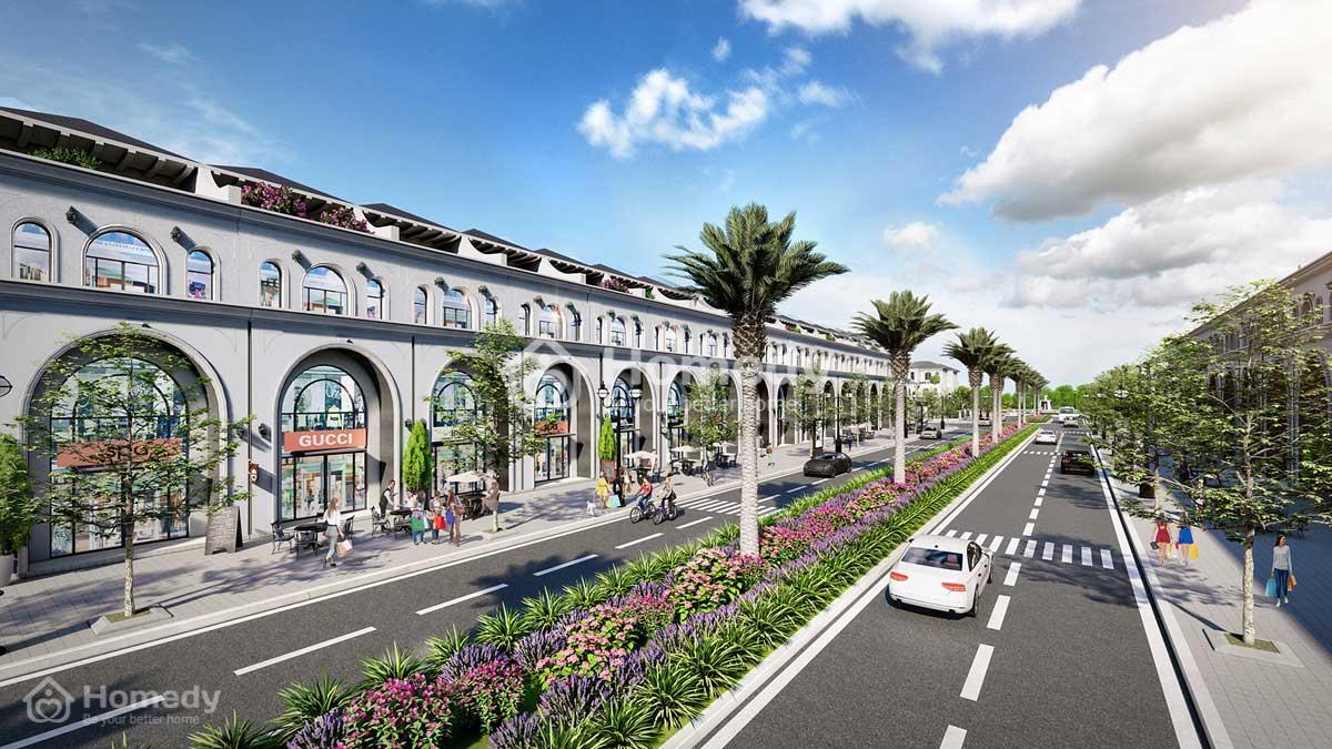 Mẫu nhà shophouse - Thanh Sơn Riverside Garden (Khu dân cư mới Soi Cả)