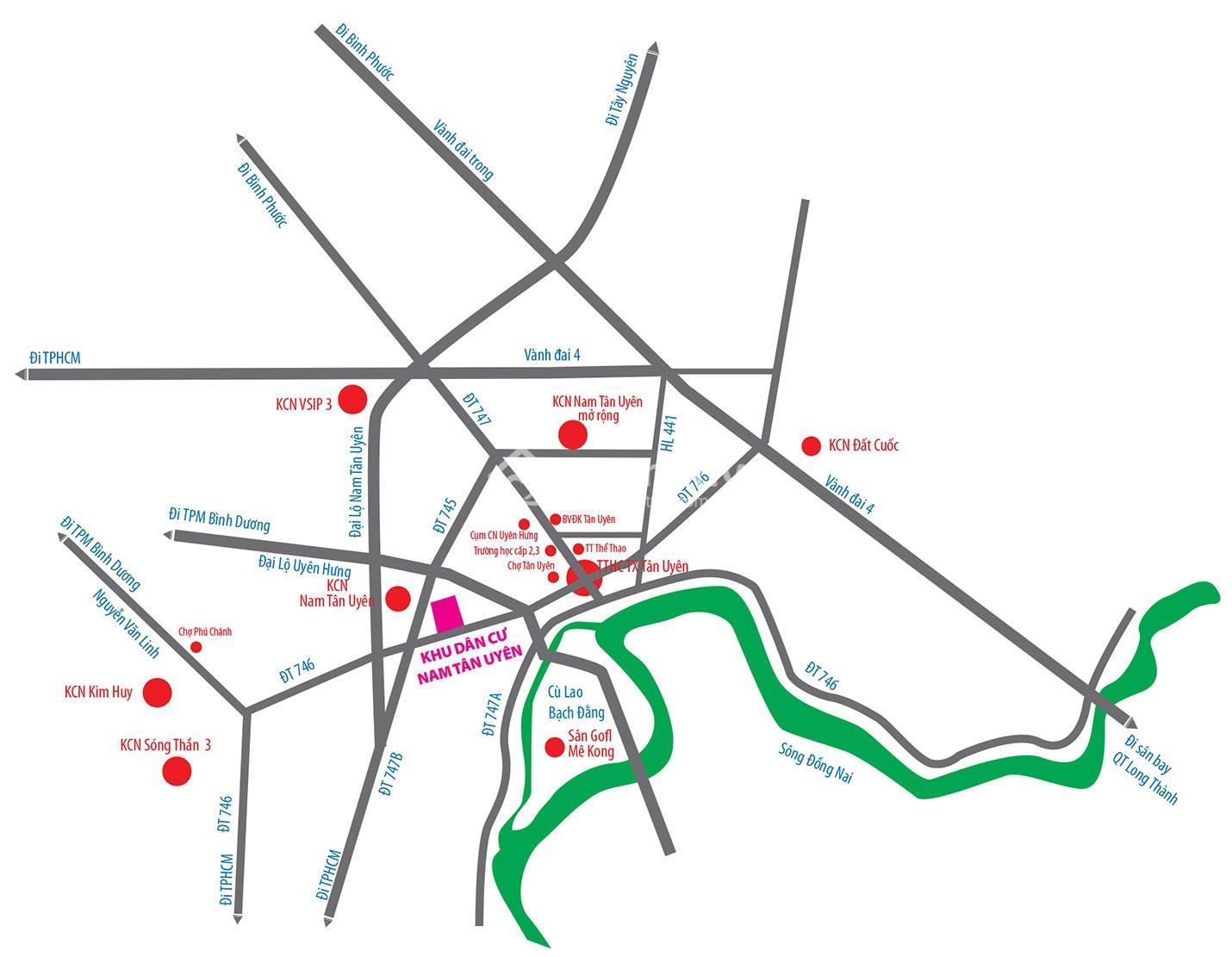 Dự Án Khu Dân Cư Nam Tân Uyên Bình Dương 2