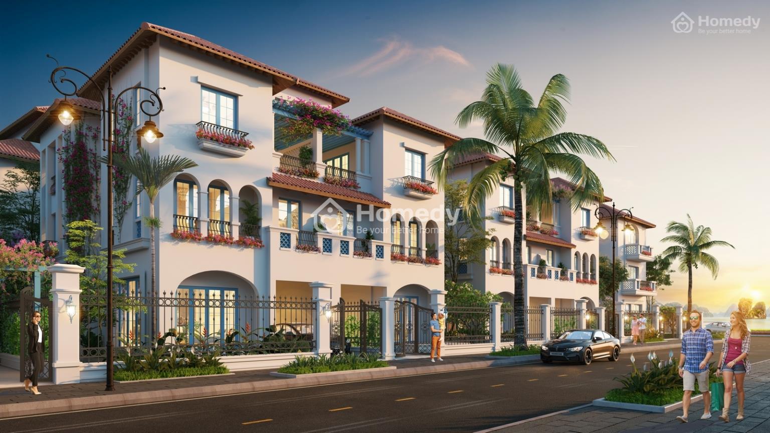 Phối cảnh biệt thự tại Dự án Sun Grand Boulevard