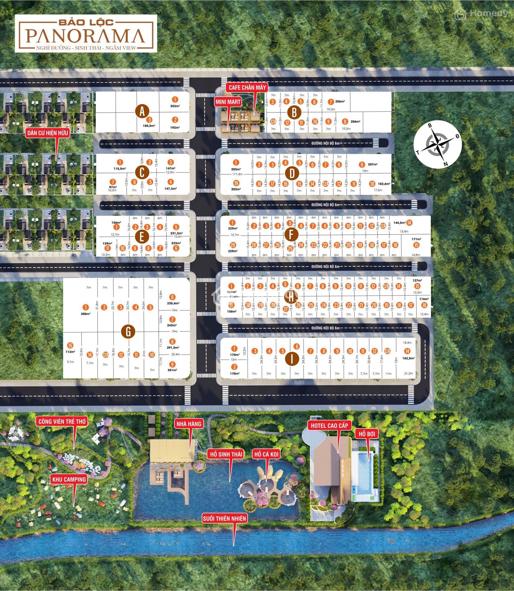 dự án đất nền Bảo Lộc Panorama