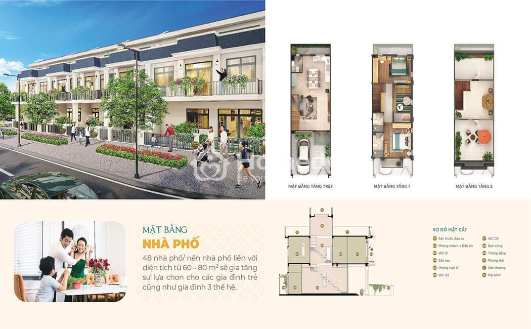 Mặt bằng dự án đất nền Tấn Đồ Capital