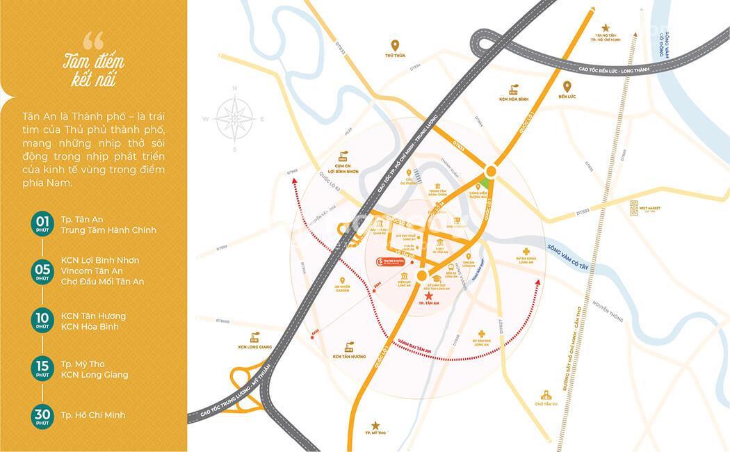 Vị trí dự án Tấn Đồ Capital