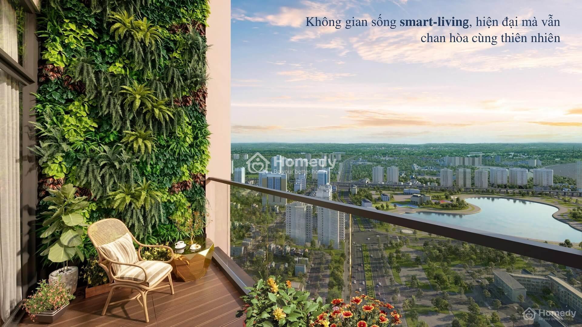 Không gian sống xanh tại BRG Diamond Residence