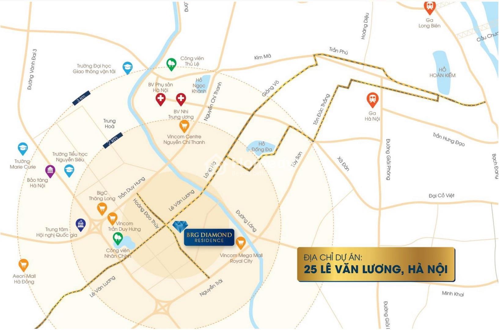 Vị trí dự án BRG Diamond Residence - Tọa độ vàng, tâm điểm kết nối