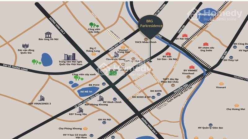 Vị trí dự án BRG Diamond Residence