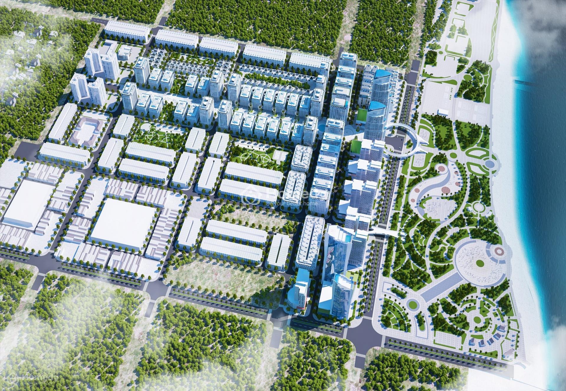 Phối cảnh dự án Khu đô thị biển Bình Sơn Ninh Chữ