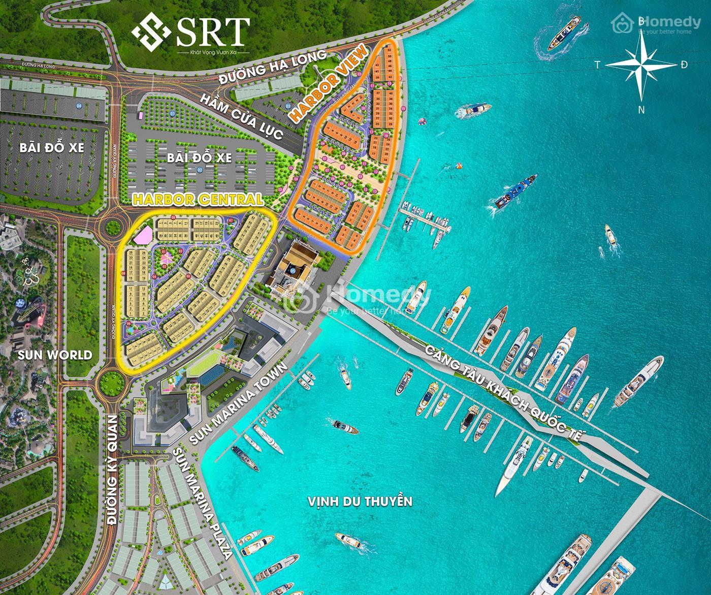 Vị trí dự án Sun Harbor Plaza Hạ Long
