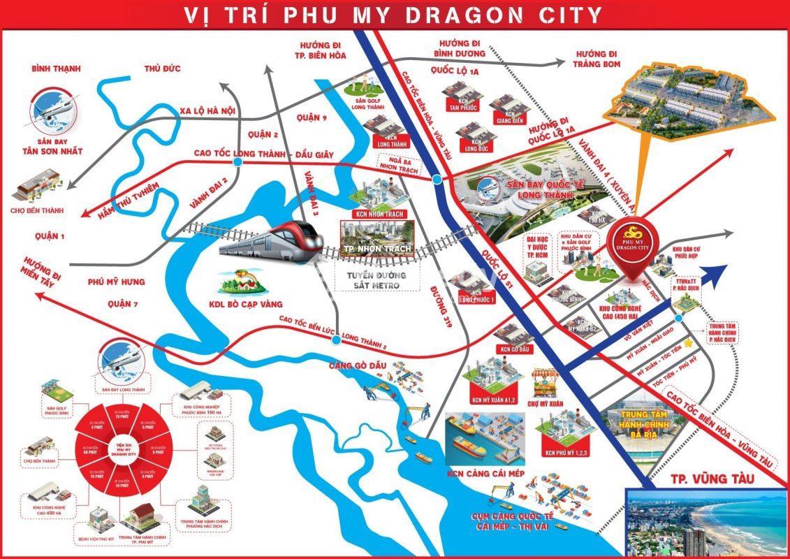 Vị trí dự án Phú Mỹ Dragon City