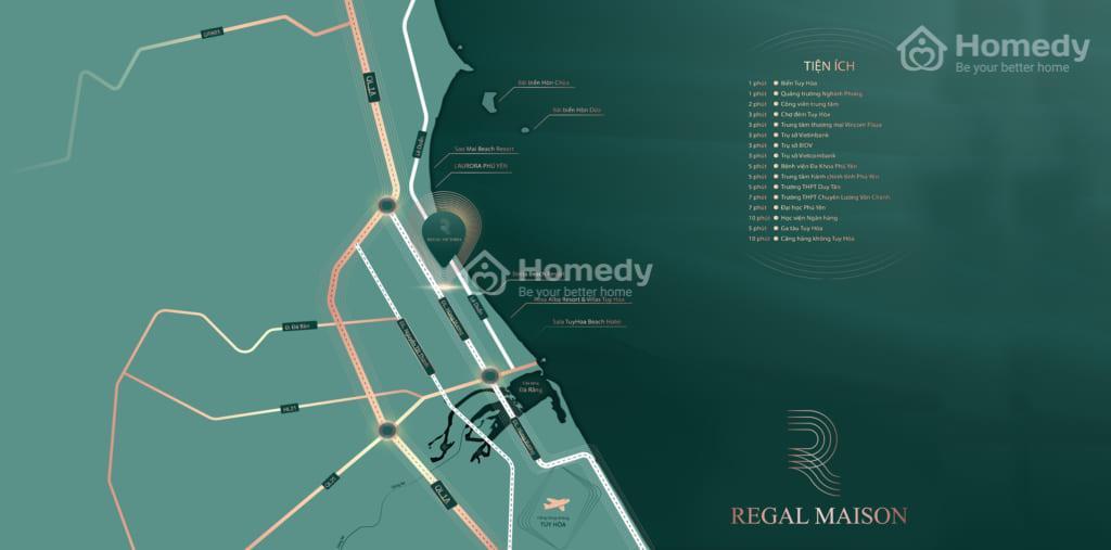 Vị trí dự án Regal Mason Phú Yên