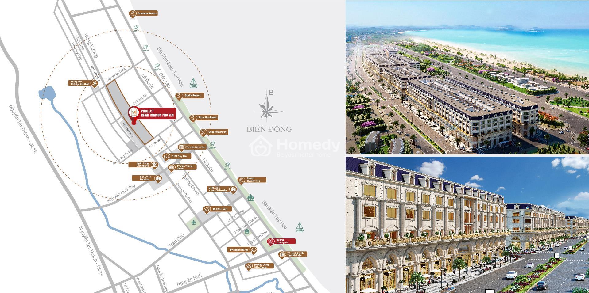 Vị trí dự án Regal Mason Phú Yên