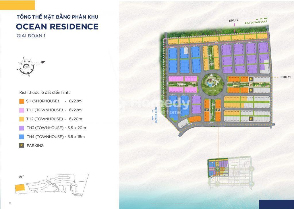 Ảnh mặt bằng Ocean Residence Phan Thiết