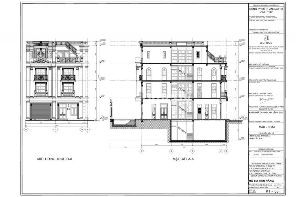 Mặt bằng biệt thự 400m2