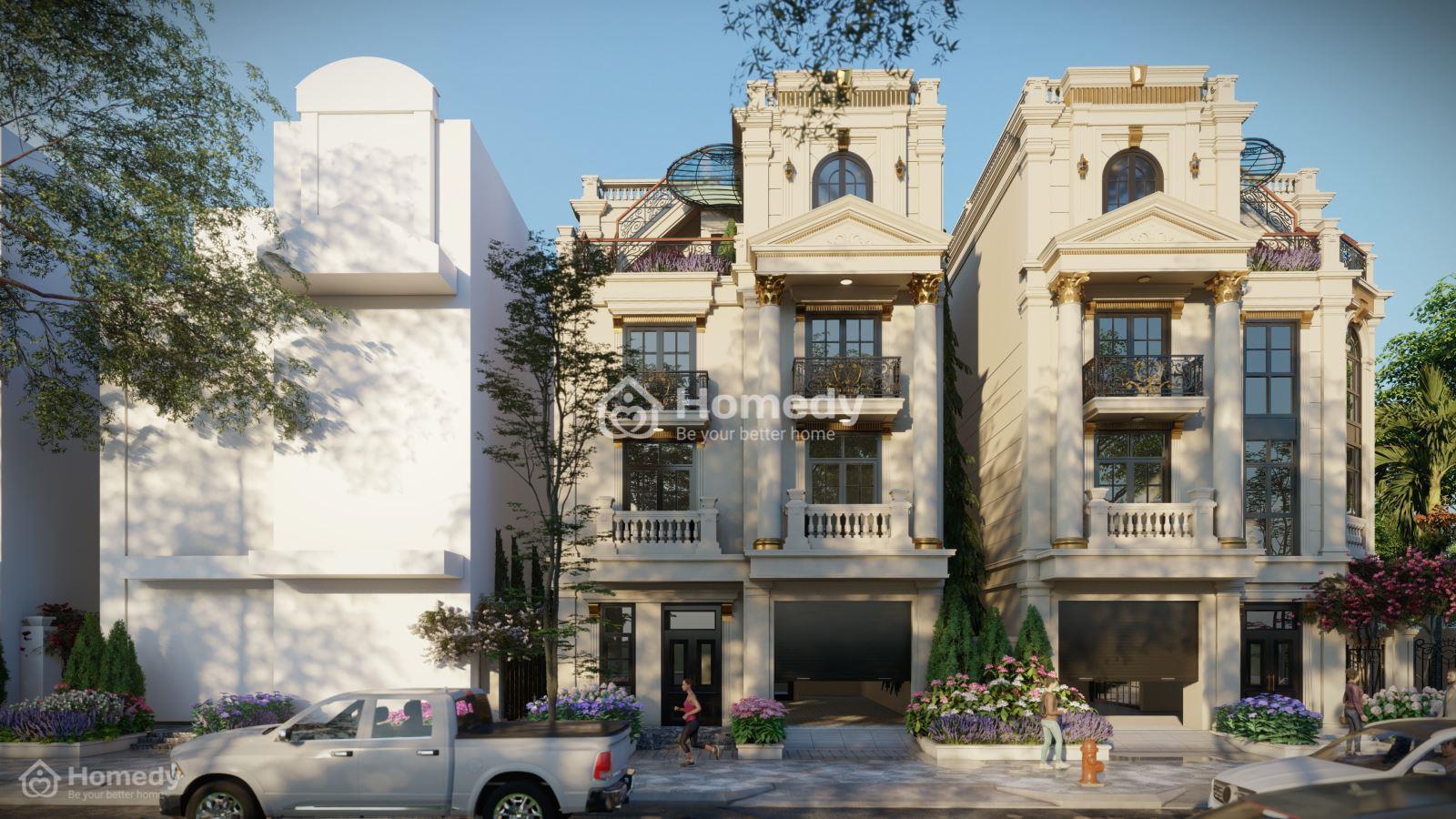 Phối cảnh biệt thự dự án Him Lam Vĩnh Tuy