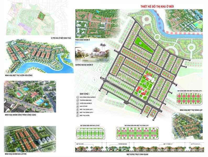 Mặt bằng quy hoạch dự án Yên Lạc Green City
