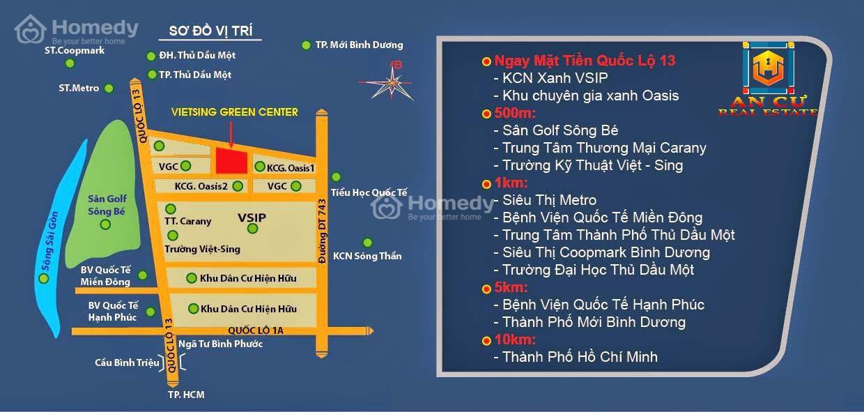 Tiện ích dự án VietSing VSIP 1 