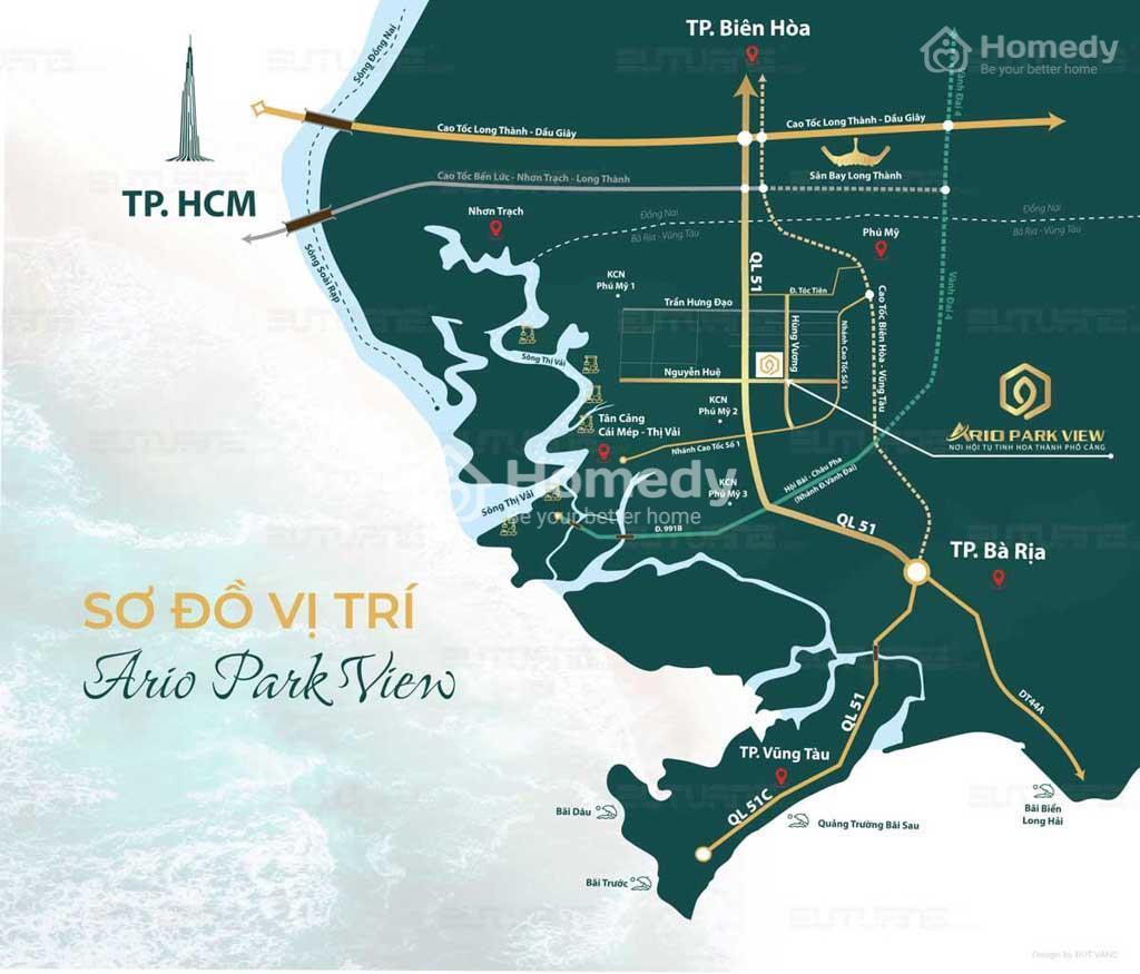 Vị trí dự án Ario Park View