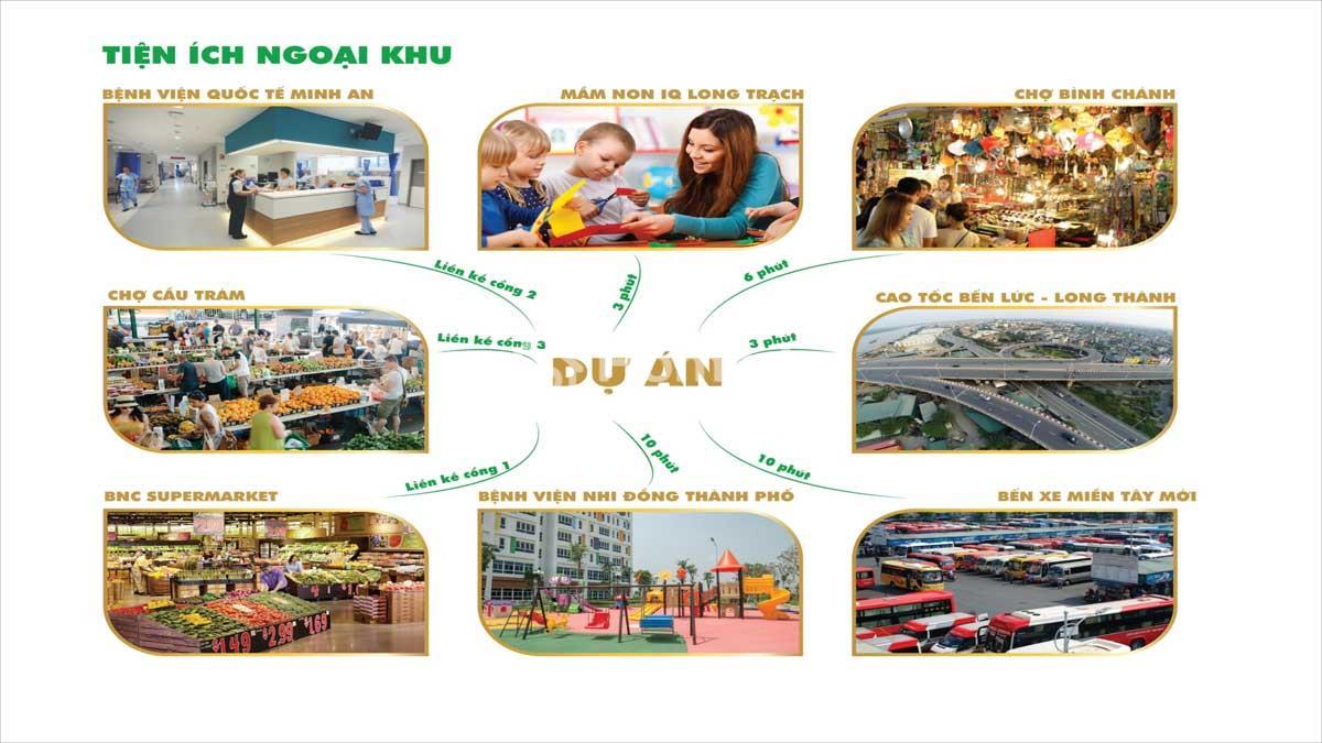 Tiện ích dự án Saigon Fortune (Khu dân cư Cầu Tràm)
