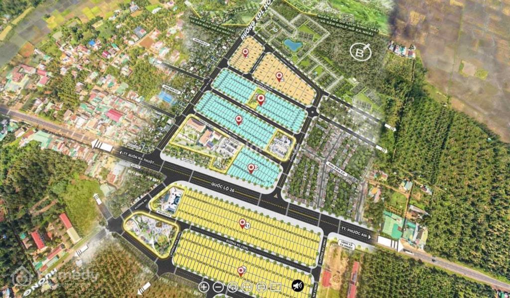 Mặt bằng dự án Khu dân cư Ea Knuec
