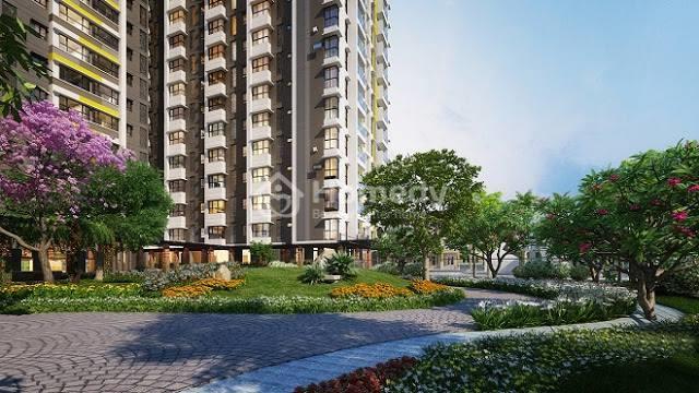 Phối cảnh chung cư C14 Bộ Quốc Phòng