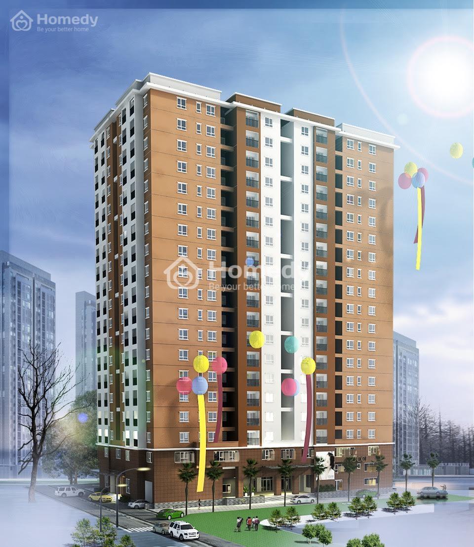 Phối cảnh chung cư C14 Bộ Quốc Phòng