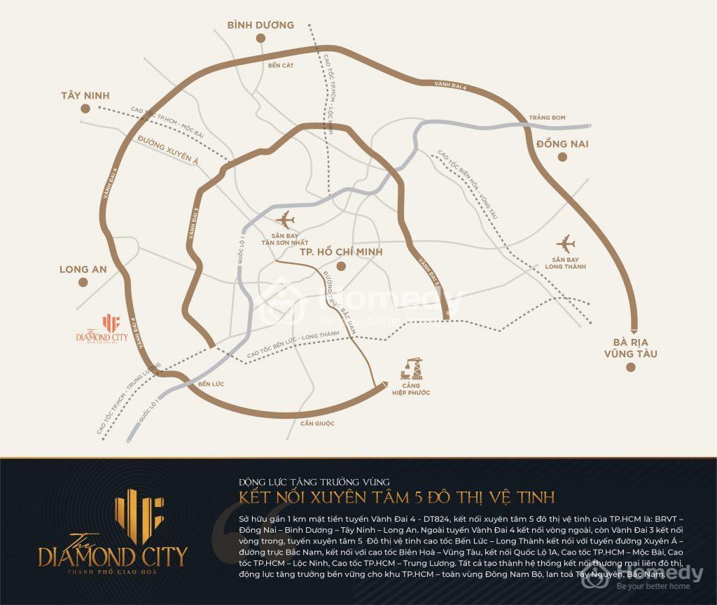 Vị trí dự án The Diamond City
