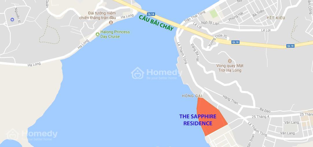 Vị trí dự án The Sapphire Mansions (Doji Bến Đoan)