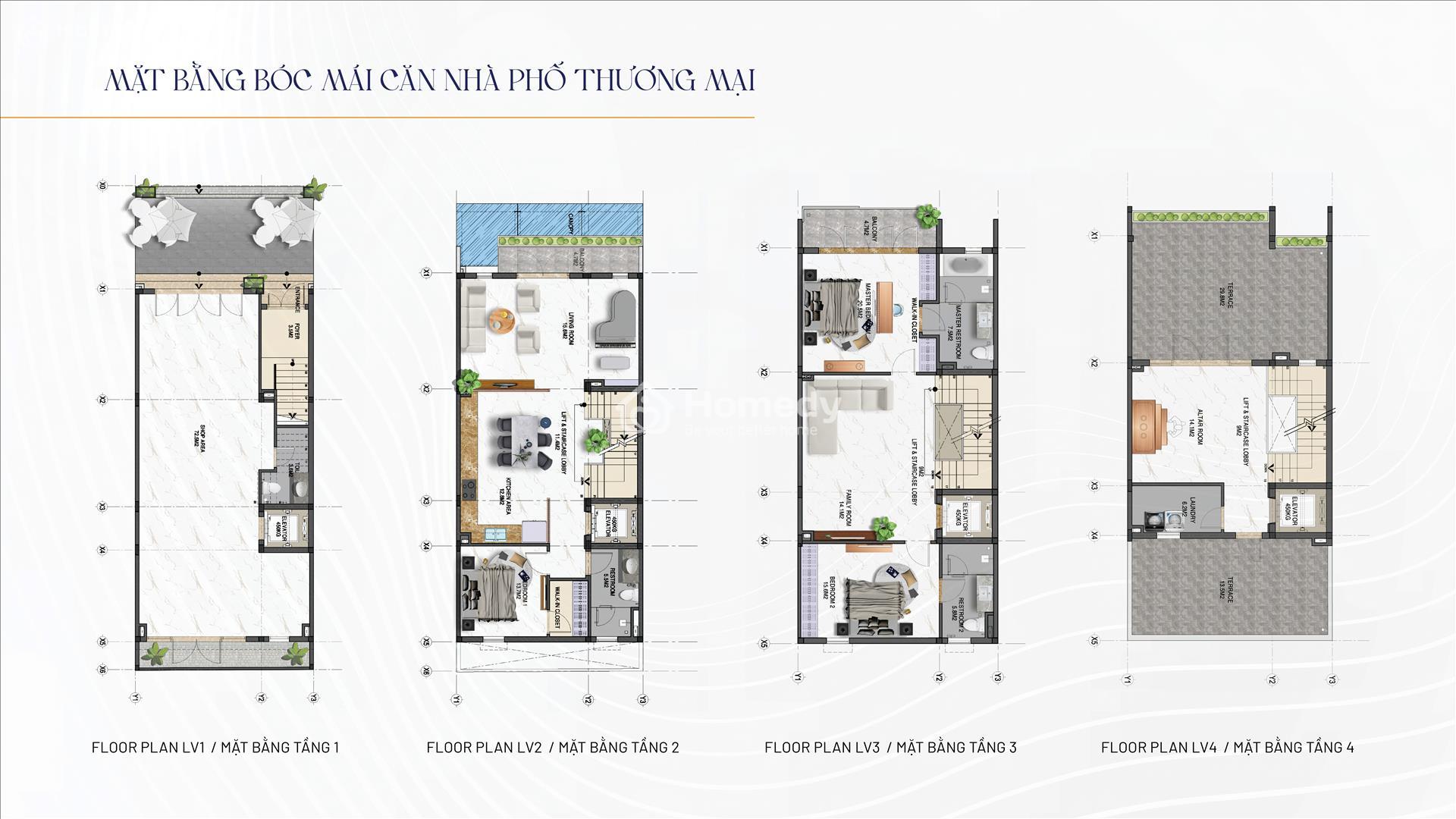 Mặt bằng dự án BGI Topaz Downtown - Zone A