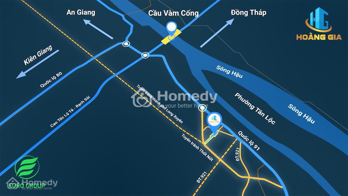 Vị trí dự án Khu đô thị mới Hoàng Gia