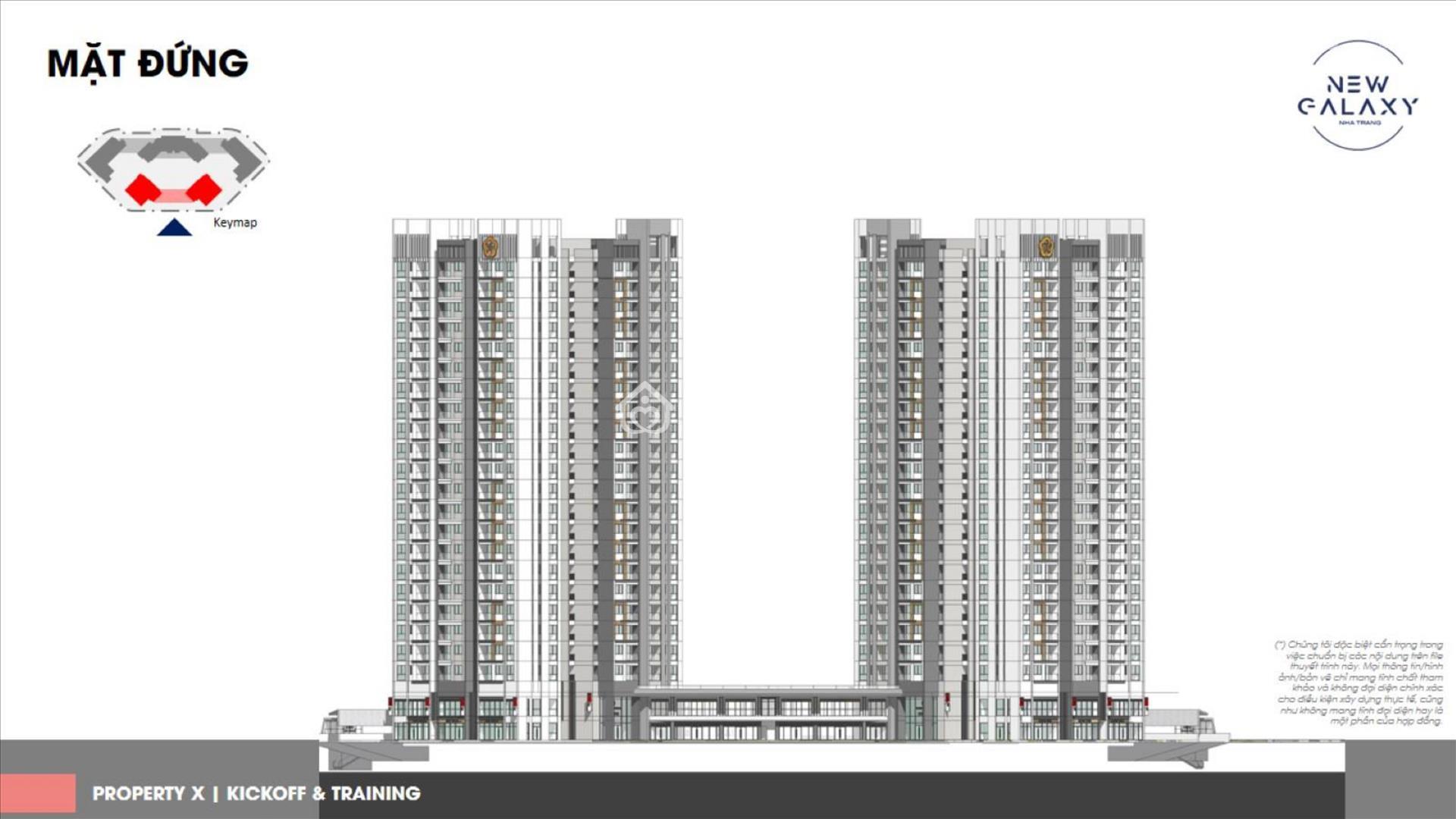 Mặt đứng dự án New Galaxy Nha Trang