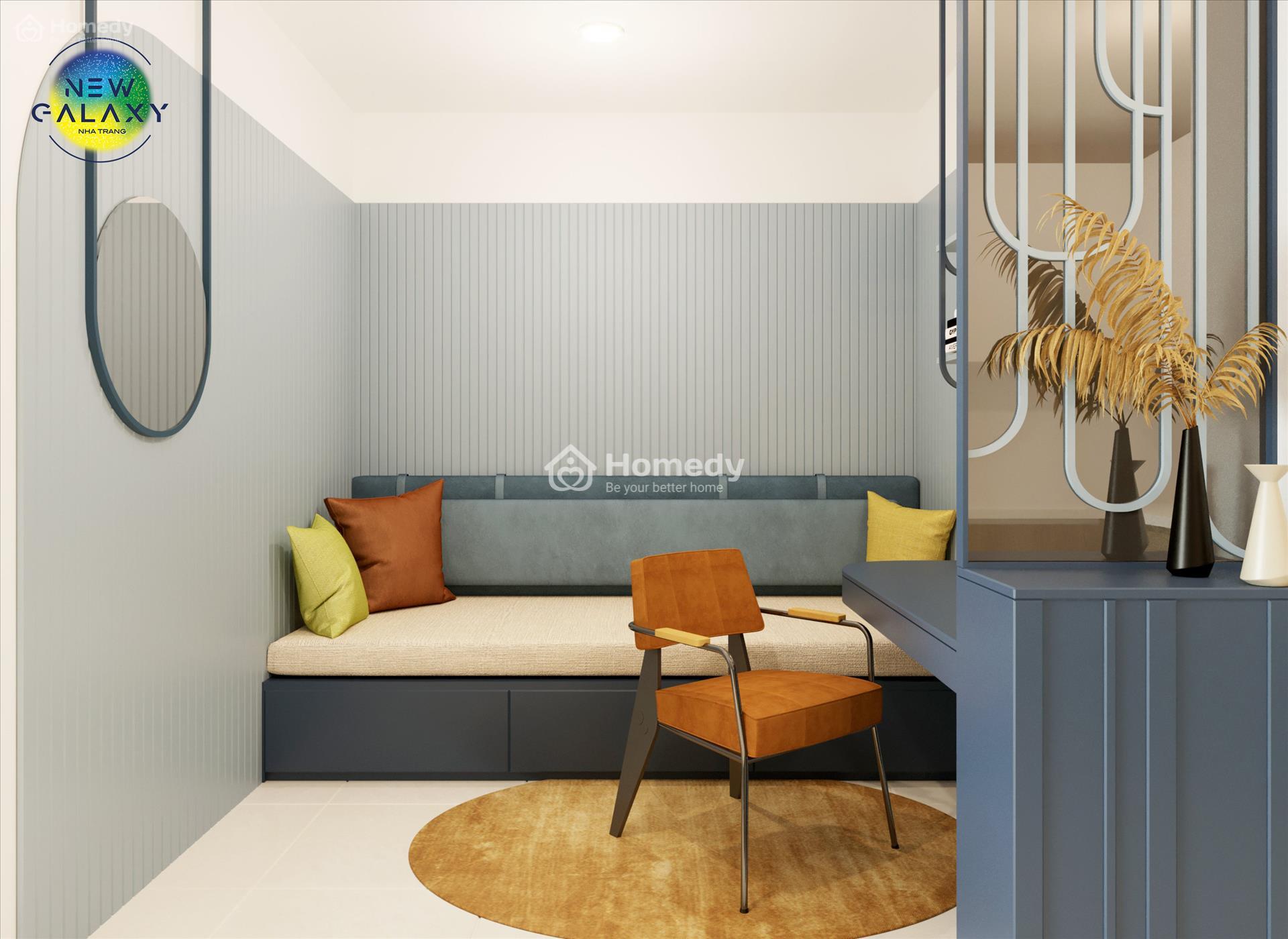 Căn hộ mẫu 1 phòng ngủ tại New Galaxy Nha Trang