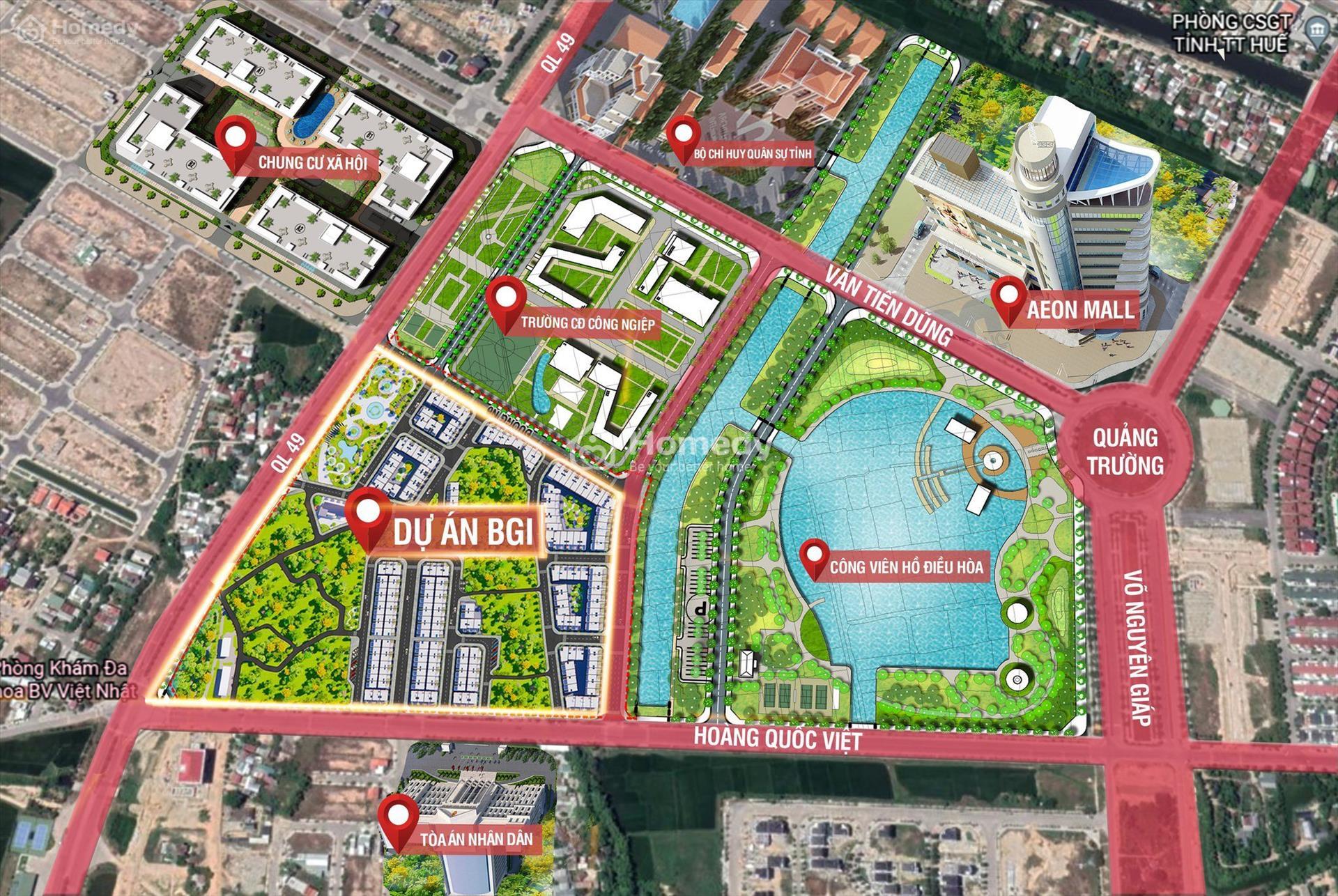 Vị trí dự án BGI Topaz Downtown - Zone A 