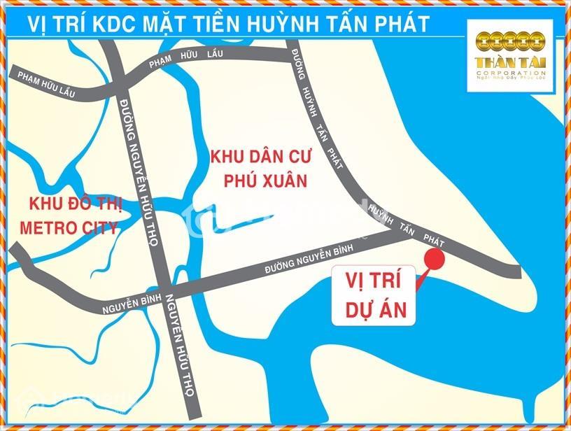 Vị trí khu dân cư Huỳnh Tấn Phát 