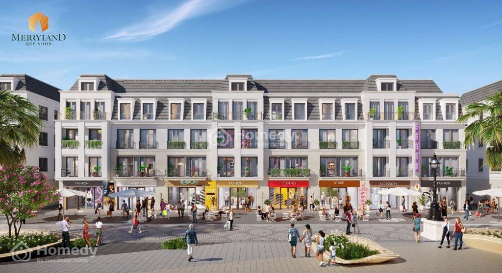 Shophouse dự án Merry Land Quy Nhơn
