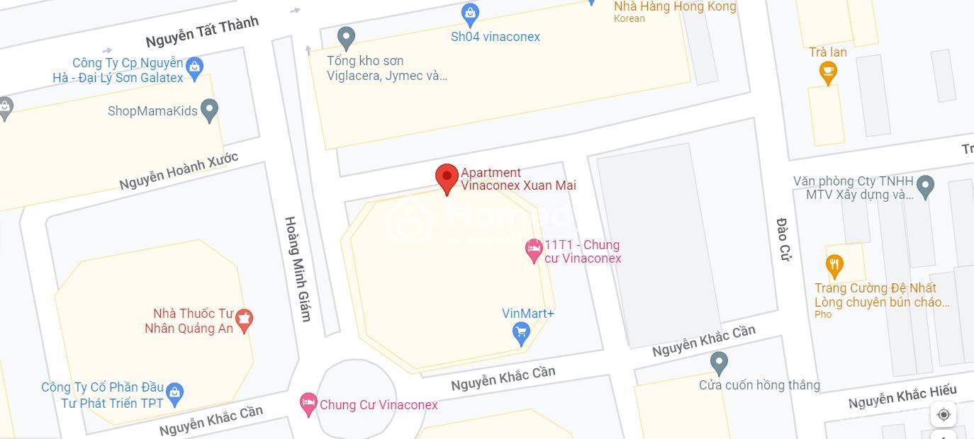 Vị trí dự án Vinaconex Xuân Mai