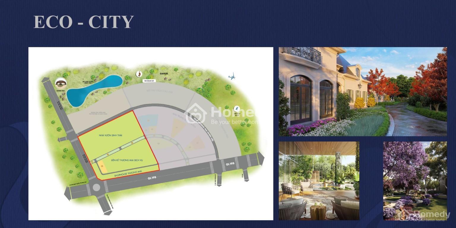 Mặt bằng khu Eco City Kỳ Co Gateway