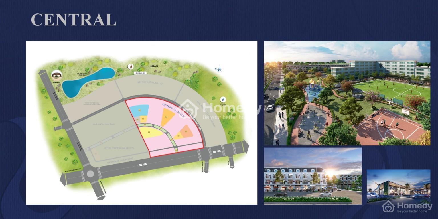 Mặt bằng khu Central Kỳ Co Gateway