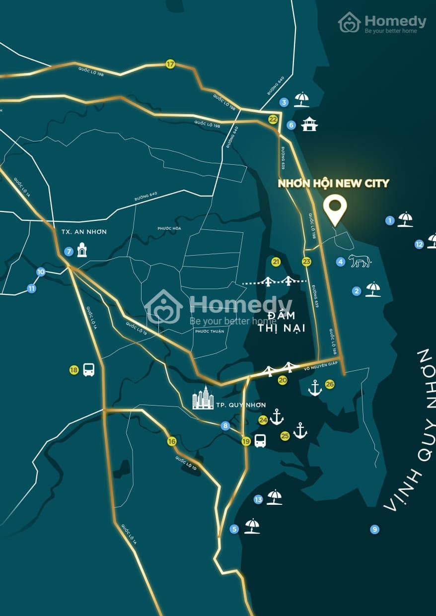 Vị trí dự án Kỳ Co Gateway