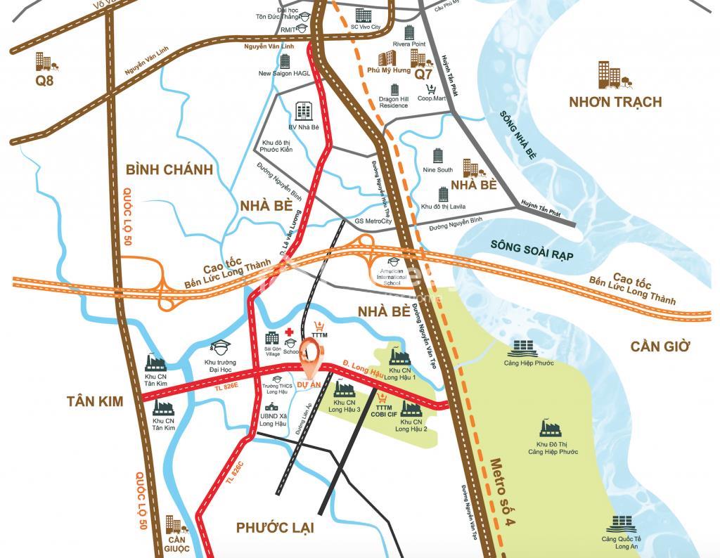Vị trí Khu dân cư Thành Hiếu