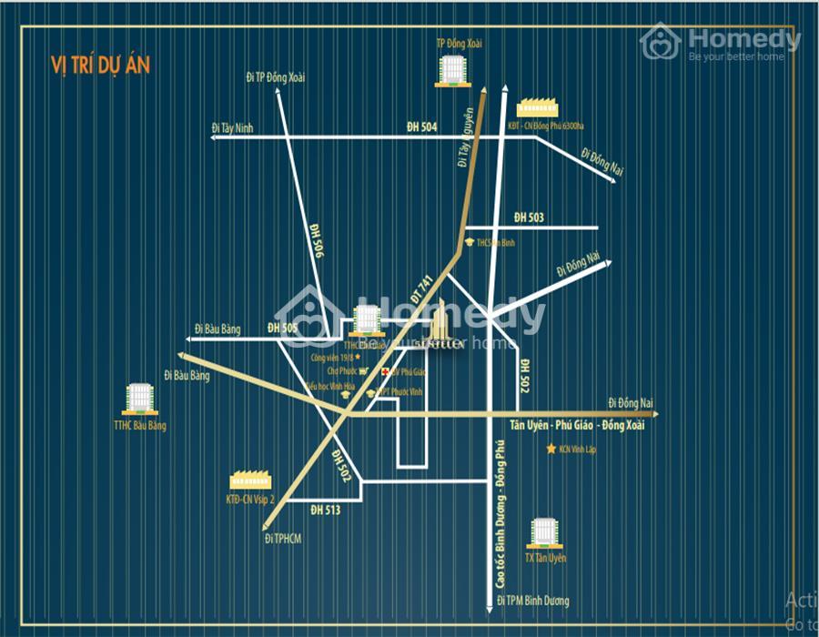Vị trị dự án Khu đô thị 5F Stella