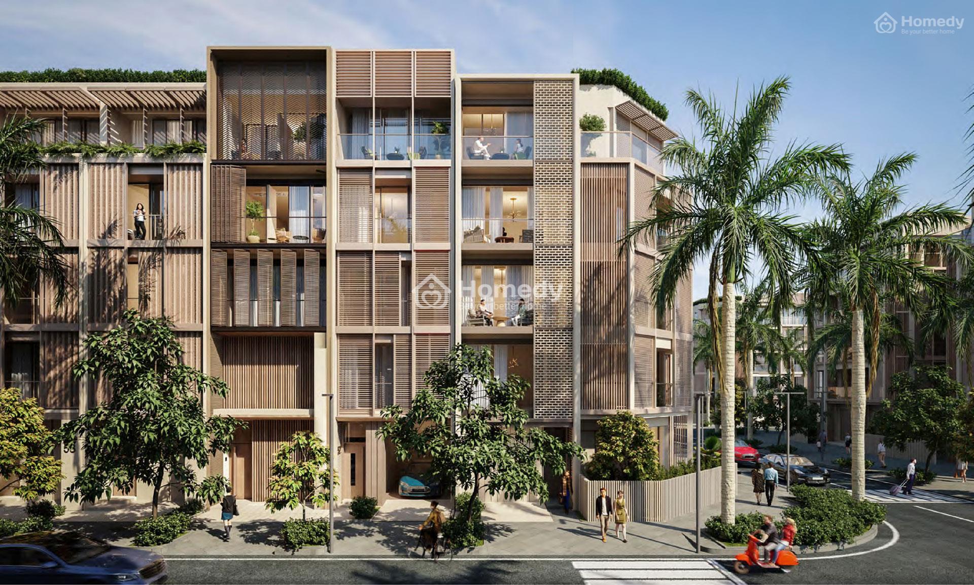 Phối cảnh shophouse The Global City