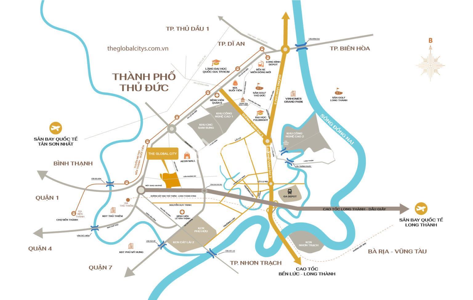 Vị trí dự án The Global City