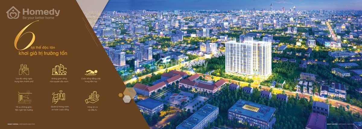 6 giá trị độc tôn của Legacy Central Bình Dương