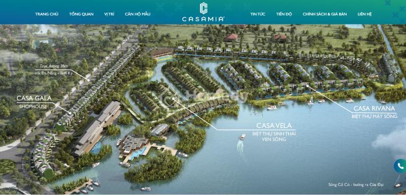 Phối cảnh dự án Khu đô thị Cồn Tiến
