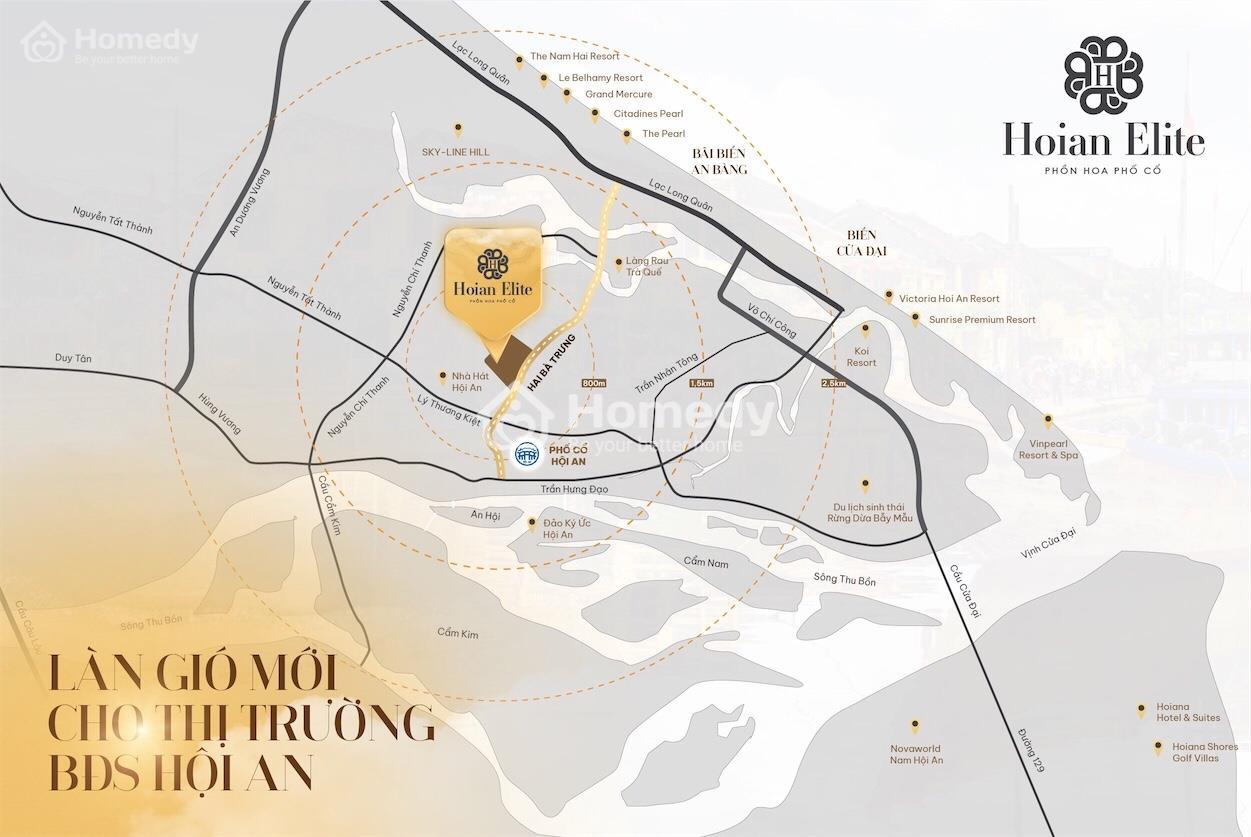 Vị trí dự án Hội An Elite