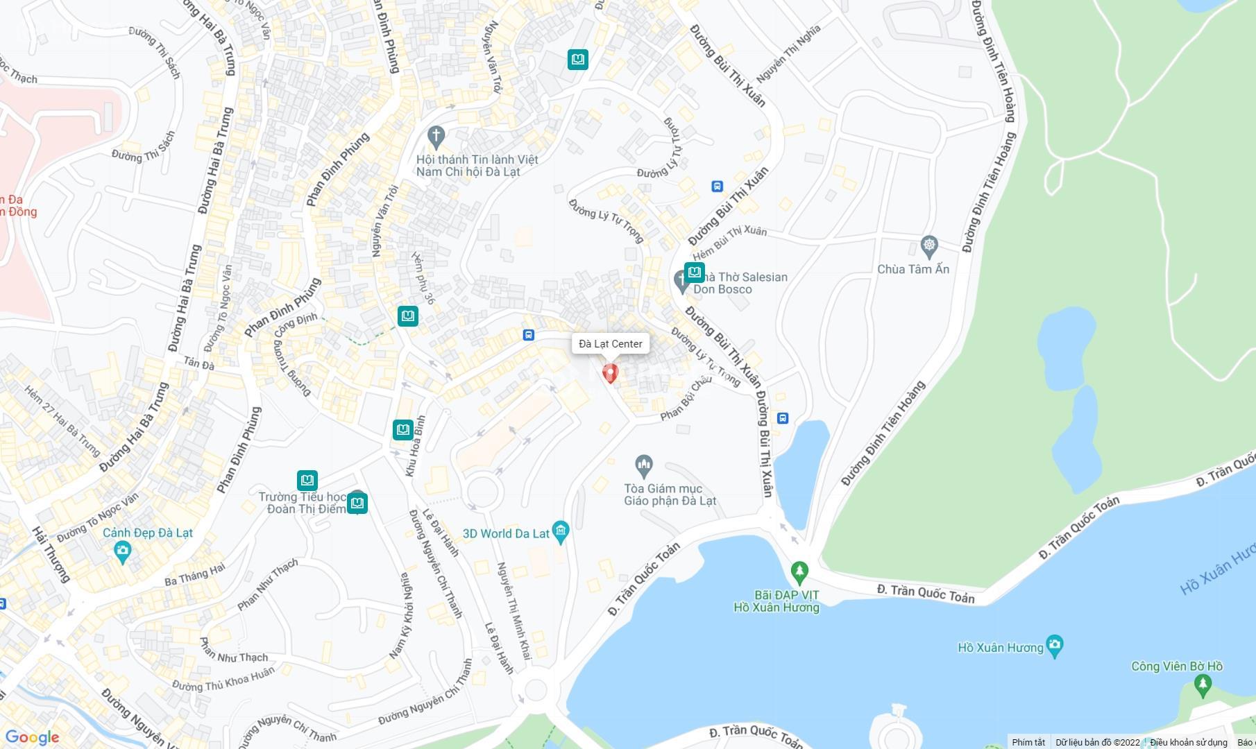 Vị trí dự án Đà Lạt Center